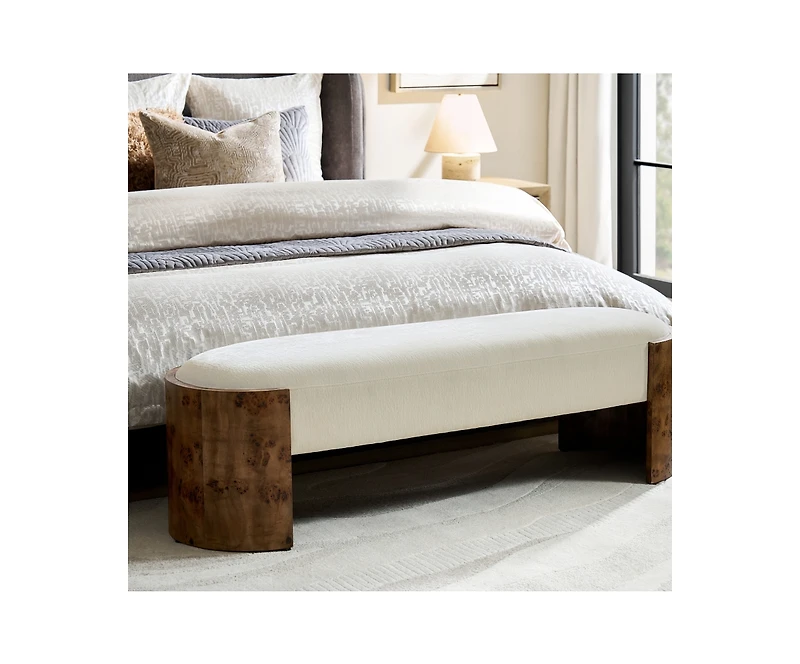 Z Gallerie Cora Upholstered Bench