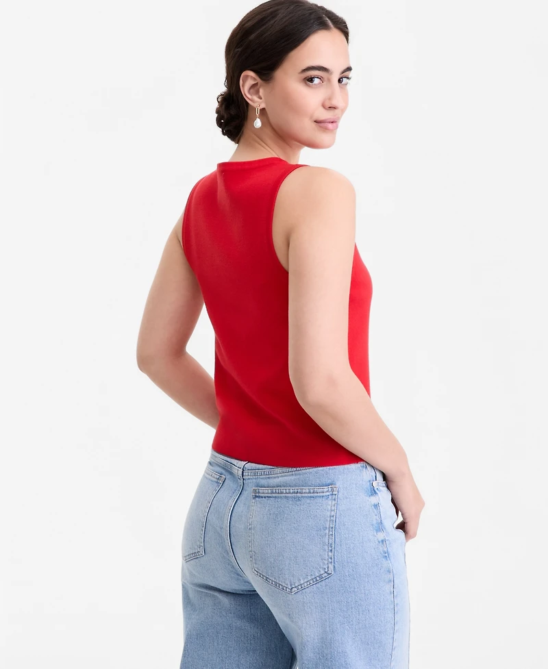 On 34th Women's Button-Front Milano Sweater Shell, Macy's Exclusive