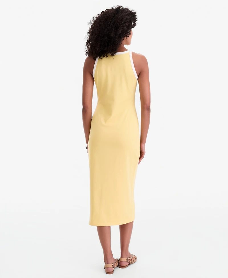 On 34th Women's Ringer-Trim Sleeveless Knit Midi Dress, Macy's Exclusive