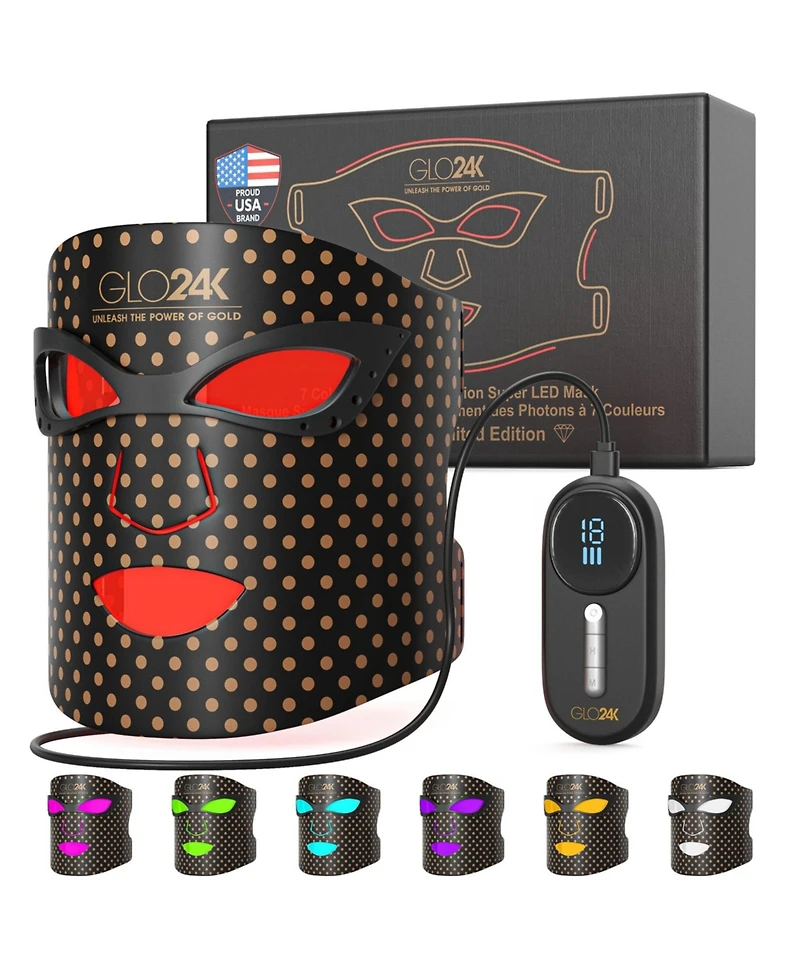 GLO24K 7 Color Led Photon Super Mask