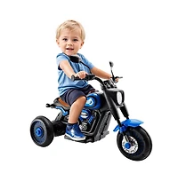 Bruce & Shark 6V 3-Wheel Kids Motorcycle for Ages 1-3, Electric Toy with Light Music