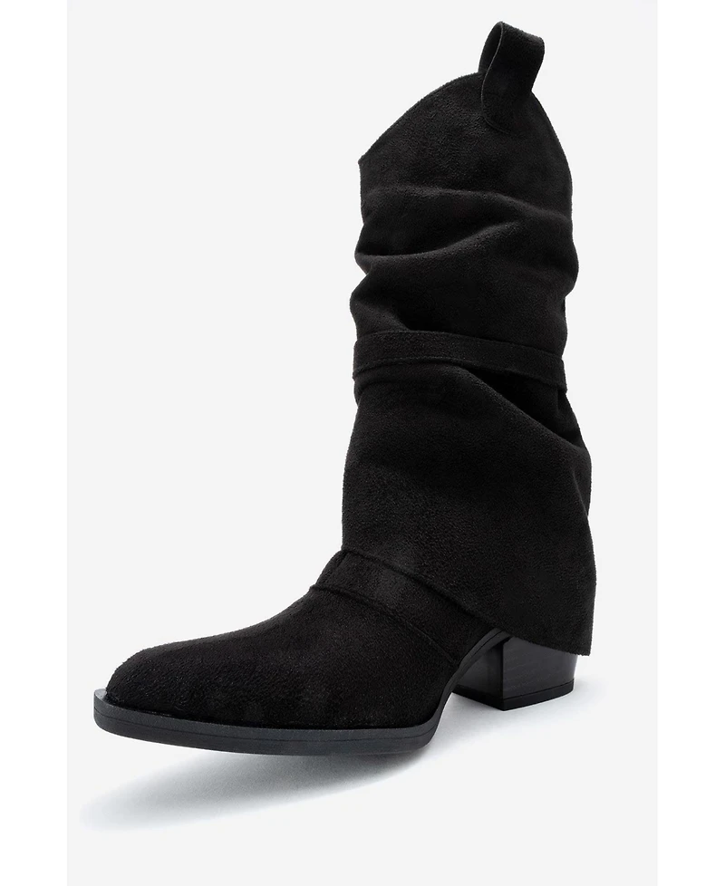 Prologue Shoes Women's Okus Buckle Block Heel Boot
