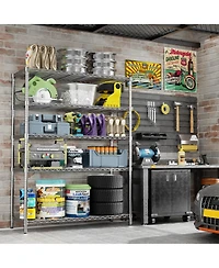 Lovmor 5-Tier 45 in W x 72 in H x 20 in D Adjustable Wire Shelving Unit