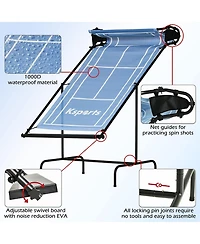 Ksports Racket Sports Indoor Outdoor Tennis Rebounder Net with Carry Bag