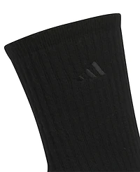 adidas Men's Cushioned Comfort Crew Socks, 3-Pack