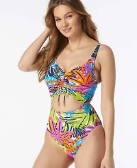 Coco Reef Women's Sassy Printed One-Piece Swimsuit