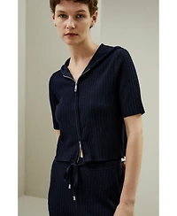 Lilysilk Women's Oasis Knit Hoodie