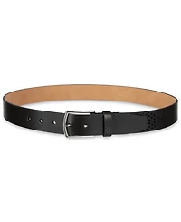 Cole Haan Men's Washington Perforated Casual Leather Belt