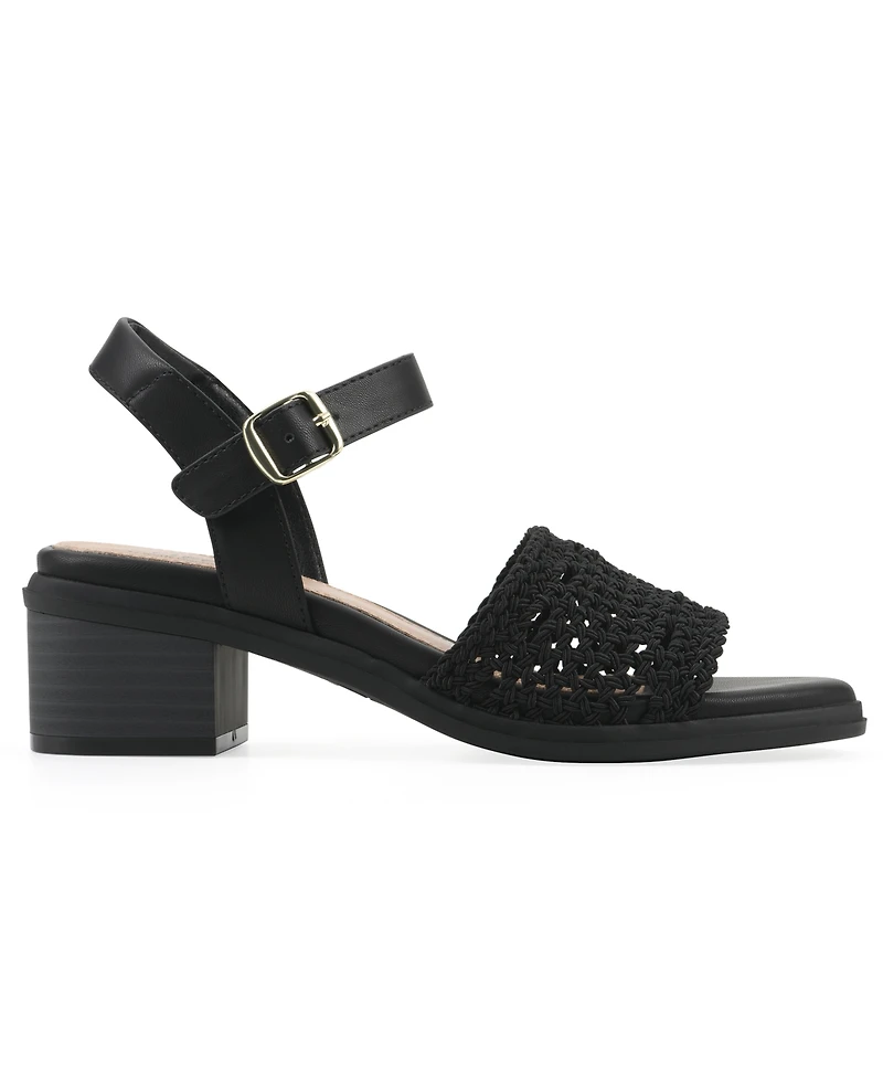 Cliffs by White Mountain Women's Cortland Block Heel Sandals