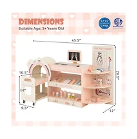Hongge Kids Doctor Play Set with Wooden Pretend Hospital Kit
