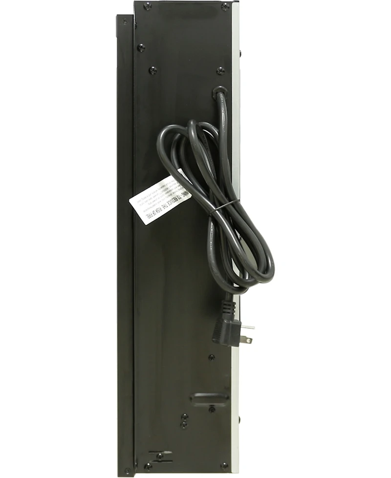 Flynama 3 inch electric fireplace insert, ultra thin heater with log set & realistic flame, remote control with timer, overheating protection