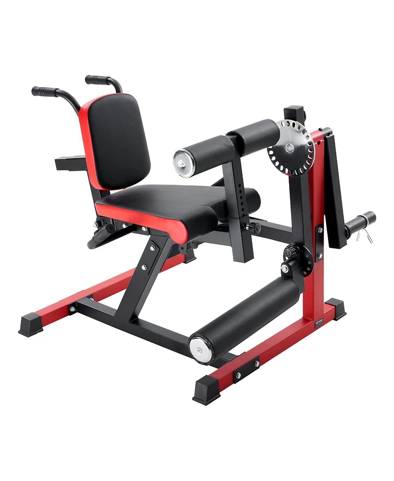 Mecale Leg Extension and Curl Machine, Adjustable Lower Body Strength Trainer for Thigh and Hamstring Workouts, 550 lb Capacity