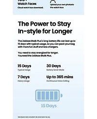 Ruxin Smart Watch Zeblaze Btalk Plus