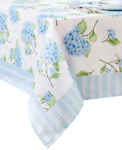 Elrene Nantucket Hydrangea Garden Tablecloth