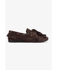 Forever & Always Shoes Women's Fenora Leather Tassel Loafer