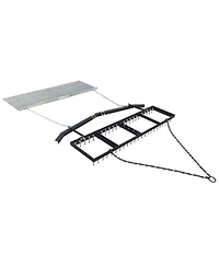 Yard Tuff 6' Spike Drag with Surface Leveling Bar and Drag Mat for Atv/UTVs