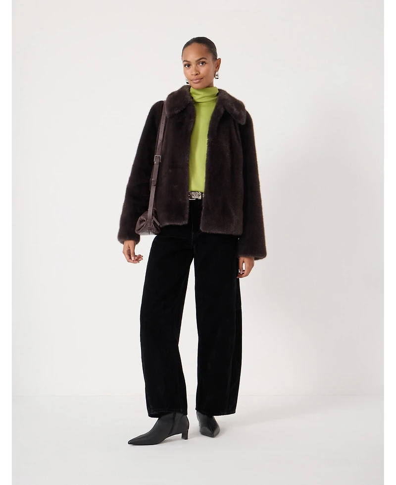 Hush Women's Freya Faux Fur Coat