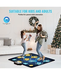 Slickblue Dance Mat for Kids Dance Pad Toys Two Player Gift for 3+ Year Old Girls