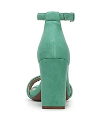 Naturalizer Women's Joy Square Toe Ankle Strap Dress Sandals