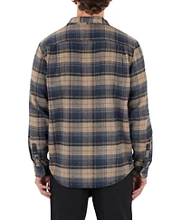 Hurley Men's Portland Plaid Long-Sleeve Shirt