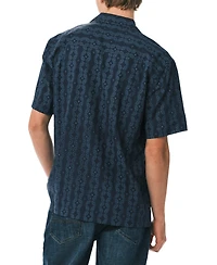 Buffalo David Bitton Men's Sandro Printed Short-Sleeve Camp Shirt