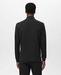 Mango Men's Perkins Neck Long-Sleeved T-Shirt