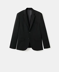 Mango Men's Stretch Fabric Super Slim-Fit Suit Jacket