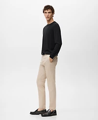 Mango Men's Wool Round-Neck Sweater