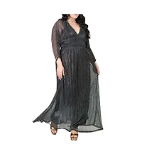 Smak Parlour Plus Faux Wrap Maxi Dress