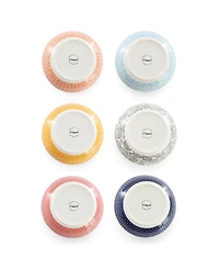 Elama Giovanna Pasta Bowls, Set of 6, Service For 6