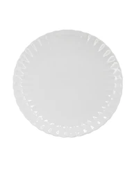 Elama Jane Round Scalloped 16-Pc. Dinnerware Set, Service For 4