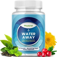 Phytoral Natural Diuretic Water Away Capsules, 60ct
