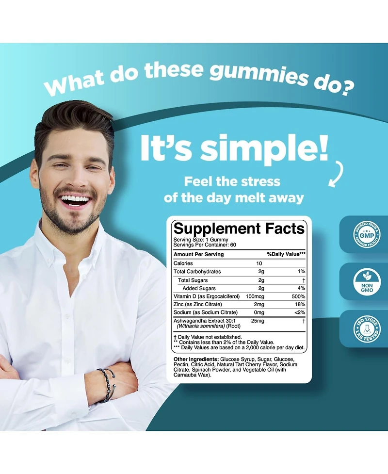 Phytoral Ashwagandha Complex Gummies, 60ct