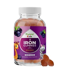 Phy Iron Gummies for Kids, Grape, 120ct