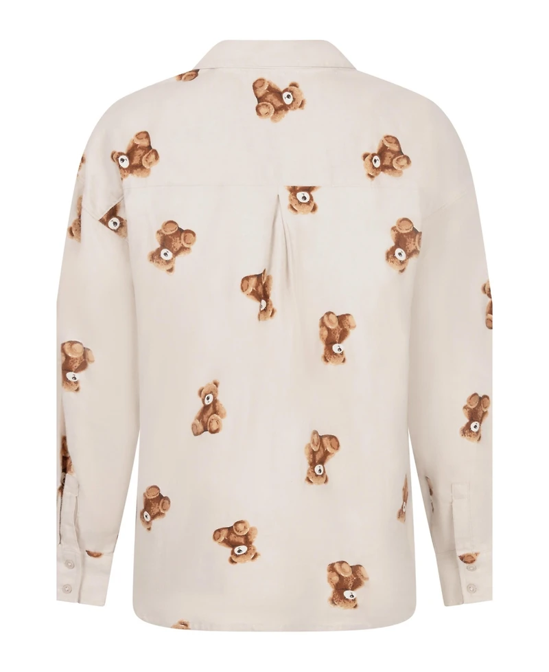 Hunkemoller Women's Jacket Flannel Twill Bear