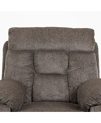 Boyel Living Electric Lift Recliner Chair with Heating and Massage, Power Sofa 2 Cup Holders, Storage Pocket, remote controls