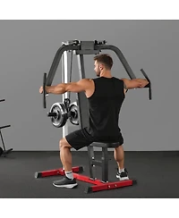 Mecale Adjustable Chest Fly and Reverse Delt Machine with 450 lb Capacity
