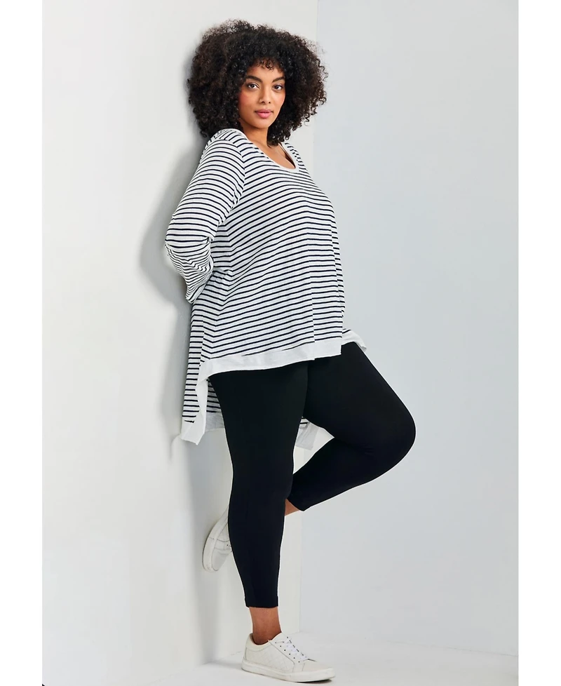 Avenue Women's Urban Slub Jersey Tee