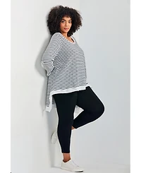 Avenue Women's Urban Slub Jersey Tee