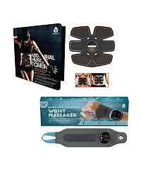 Pursonic Electric Massager Wrist Guard & Ems Abdominal Muscle Toner – Relaxation and Strength Bundle