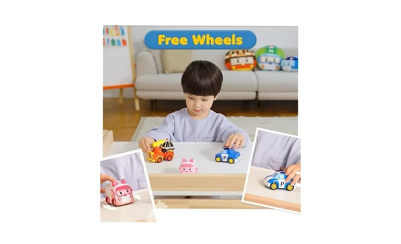 Robocar Poli 4" Transforming Robot Fire Truck