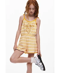 Desigual Girls Girls's Striped jumpsuit sun