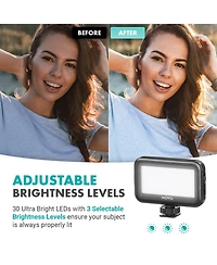 Movo Tablet Vlogging Kit for iPad with Mic, Light, Full-Size Tripod