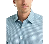 Nautica Men's Printed Regular-Fit Dress Shirt