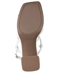 Marc Fisher Women's Glady Crisscross High Block Heel Platform Sandals