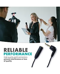 Movo MC4 Trrs to Trs Adapter