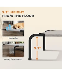PawHut Elevated Dog Bed Outdoor for Large Breeds 59.8"