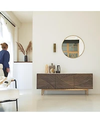 Tikamoon Bilal solid mango and terrazzo Sideboard 180 cm