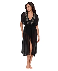 Miraclesuit Women's Beach Etc. Beaded Cover-Up Kimono