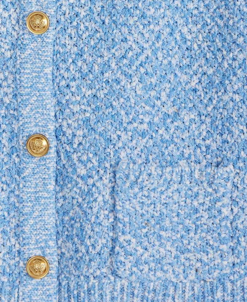 I.n.c. International Concepts Petite Marled Short-Sleeve Cardigan, Macy's Exclusive